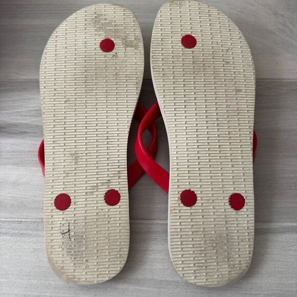 Johnny Was Andrea Hummingbird Flip Flop Thong Sandals 9/10 - Picture 6 of 8